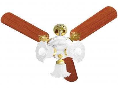 Ventilador de Teto Venti-Delta Elegance New Zeta - 3 Pás 3 Velocidades