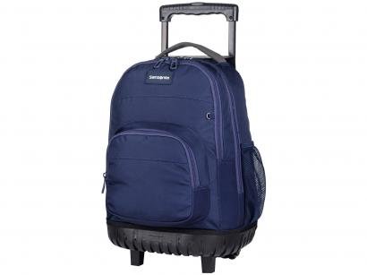 Mochila Juvenil de Rodinha Tam. Único Samsonite - Java Azul Marinho