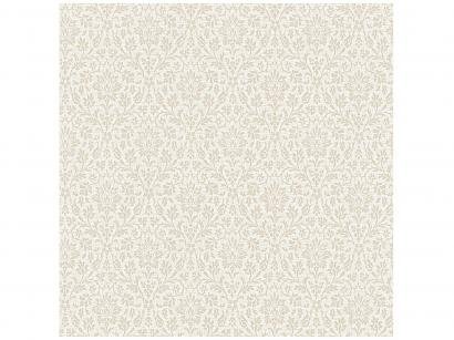 Papel de Parede Bege Arabesco Bobinex Uau! - 53cmx950cm