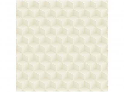 Papel de Parede Bege Geométrico Bobinex Uau! - 52cmx1000cm