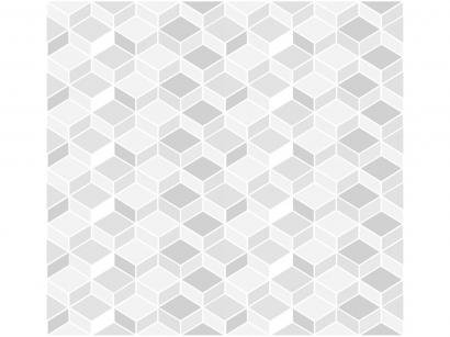 Adesivo Decorativo Cinza Geométrico - Bobinex Uau! 45cmx200cm