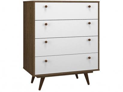 Cômoda 4 Gavetas Olivar Móveis - Retrô 35