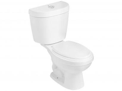 Vaso Sanitário com Caixa Acoplada Oval Infantil - Branco Celite Pro