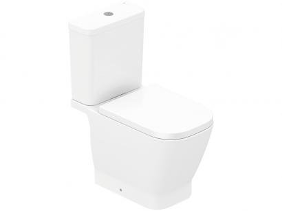 Vaso Sanitário com Caixa Acoplada Oval Branco - Roca Gap