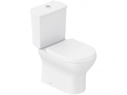 Vaso Sanitário com Caixa Acoplada Oval - Branco Matte Roca Nexo
