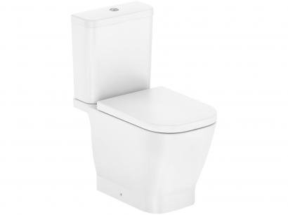Vaso Sanitário com Caixa Acoplada Oval - Blanco Matte Roca Gap