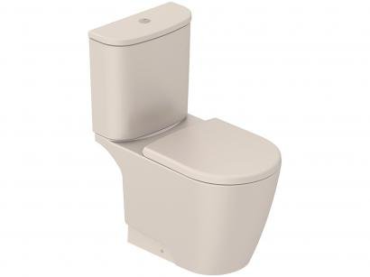 Vaso Sanitário com Caixa Acoplada Oval Champagne - Incepa Neo