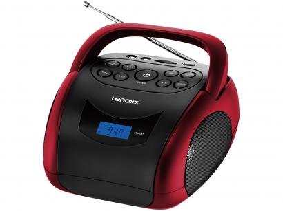 Rádio Portátil Lenoxx FM MP3 Display Digital - Bluetooth BD 150 Boombox