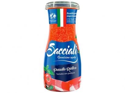 Passata de Tomate Rústica Sacciali 1334 - 520g