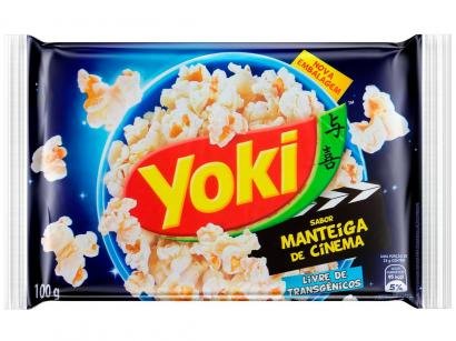 Pipoca de Micro-ondas Yoki Manteiga de Cinema - 100g