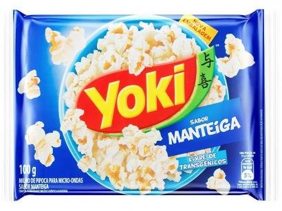 Pipoca de Micro-ondas Yoki Manteiga - 100g