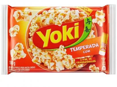 Pipoca de Micro-ondas Yoki - Temperada com Toque de Chef 100g