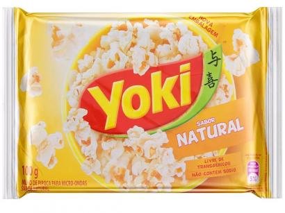 Pipoca de Micro-ondas Yoki Natural - 100g