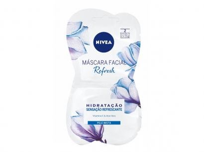 Máscara Facial Nivea Refresh - 2 Doses de 7,5g