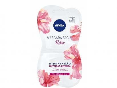 Máscara Facial Nivea Relax - 2 Doses de 7,4g