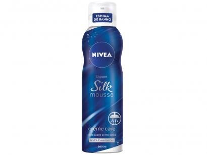 Sabonete Mousse Nivea Silk Creme Care 200ml