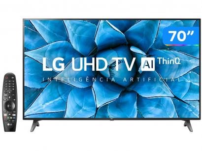 Smart TV UHD 4K LED 70" LG 70UN7310PSC Wi-Fi - Bluetooth HDR Inteligência Artificial 3 HDMI 2 USB