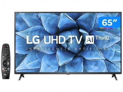 Smart TV UHD 4K LED IPS 65" LG 65UN7310PSC Wi-Fi - Bluetooth HDR Inteligência Artificial 3 HDMI 2 USB