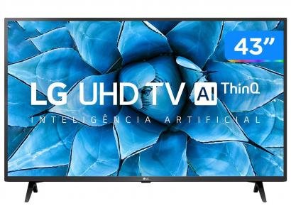 Smart TV UHD 4K LED IPS 43" LG 43UN7300PSC Wi-Fi - Bluetooth Inteligência Artificial 3 HDMI 2 USB
