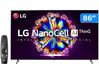 Smart TV 4K NanoCell IPS 86" LG 86NANO90SNA Wi-Fi - Bluetooth HDR Inteligência Artificial 4 HDMI 3 USB