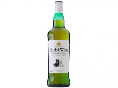 Whisky Black & White Blended Escocês 1L
