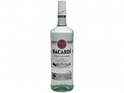 Rum Bacardi Carta Blanca Branco 980ml