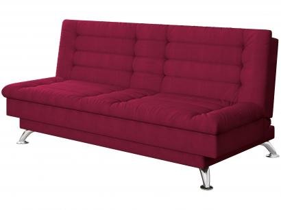 Sofá-cama Casal 3 Lugares Suede Reclinável - Linoforte Maya