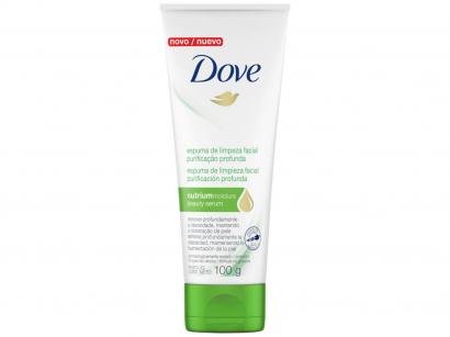 Espuma de Limpeza Facial Dove Nutrium Moisture - Beauty Sérum 100g