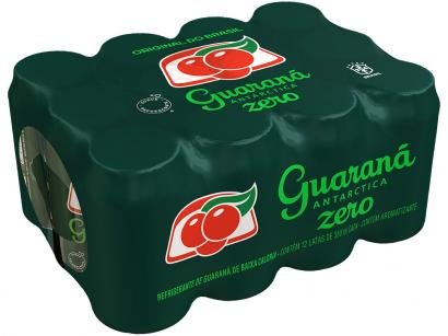 Refrigerante Lata Guaraná Antarctica Diet - 12 Unidades 350ml