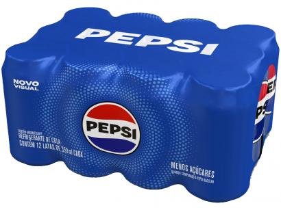 Refrigerante Lata Pepsi Cola 12 Unidades - 350ml