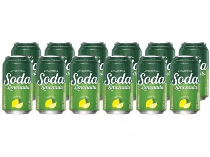 Refrigerante Lata Antarctica Soda 12 Unidades - 350ml