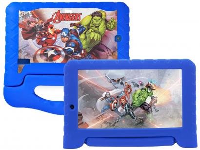 Tablet Infantil Multilaser Vingadores Plus - com Capa 7" Wi-Fi 16GB Android 8.1 Quad-Core