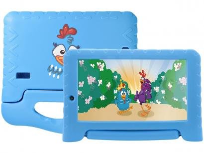 Tablet Infantil Multilaser NB311Galinha Pintadinha - com Capa 7" Wi-Fi 16GB Android 8.1 Quad-Core