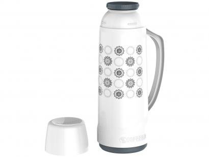 Garrafa Térmica com Tampa 1L Soprano - Cristal