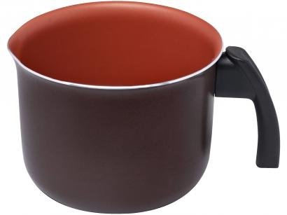 Leiteira Multiflon de Alumínio Antiaderente 1,6L - 14cm Terracota