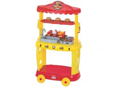 Tendinha Burguers Food Truck 8080 Magic Toys - 16 Peças
