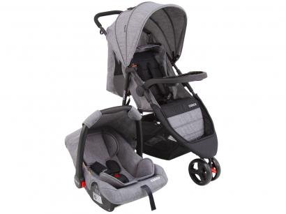 Carrinho de Bebê com Bebê Conforto Cosco - Travel System Jetty 3 Rodas 0 a 15kg