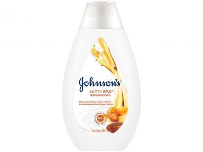 Hidratante Nutri Spa Reparadora Johnsons Soft - Óleo de Amendoas Argan e Karité 200ml