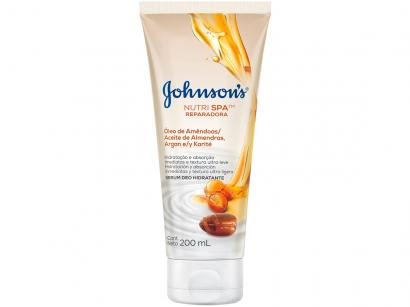 Serum Nutri Spa Reparadora Johnsons Soft - Óleo de Amendoas Argan e Karité 200ml