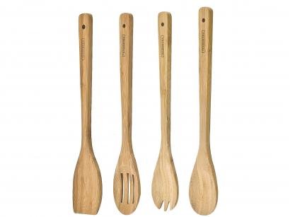Conjunto de Utensílios Tramontina Bambu - 4 Peças