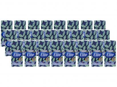 Lenço de Papel de Bolso Elite Softys Máxima - Suavidade 24 Pacotes com 15 Unidades Folha Dupla