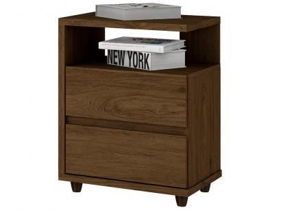 Mesa de Cabeceira 2 Gavetas Ivys - Henn