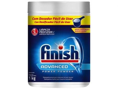 Detergente em Pó Lava-Louças Finish Power Powder - 1kg