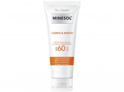 Protetor Solar Corporal e Facial Neostrata Minesol - FPS 60 Corpo & Rosto 200ml