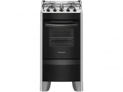 Fogão 4 Bocas Continental Prata - Acendimento Automático FC4CS