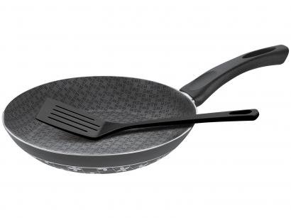 Frigideira Antiaderente Tramontina de Alumínio - com Espátula Paris Preta 22cm