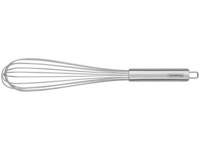 Batedor/Fuê Ovos e Massa Inox 42cm Tramontina - Marffim 63809550