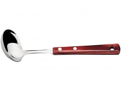 Concha para Molho Inox Tramontina Polywood - Vermelha 20,1cm