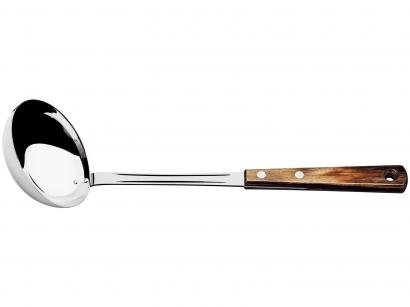 Concha para Feijão Inox Tramontina Polywood - Castanha 31,8cm