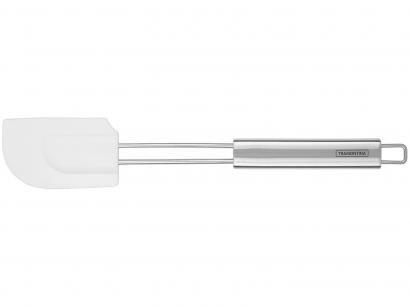 Espátula para Unir Ingredientes e Raspar - Recipientes Silicone e Inox Tramontina Marffim